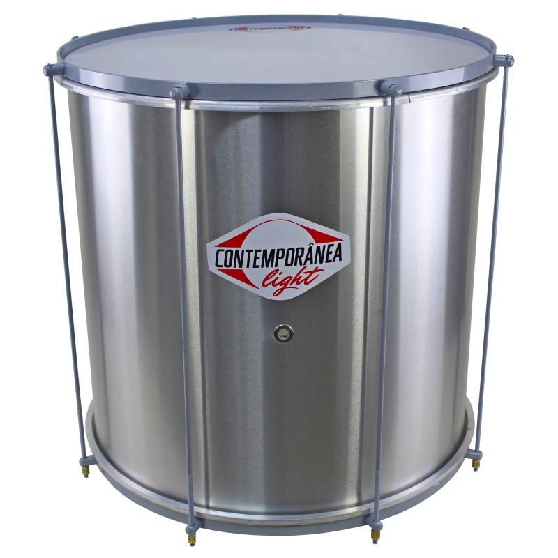 Surdo Contemporânea Light 20″ x 50 cm – 8 tirants : léger, maniable et puissant. Son grave net, Samba batucada brésilienne.