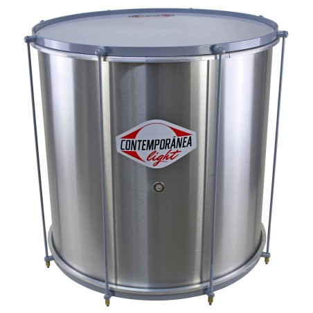Surdo Contemporânea Light 20″ x 50 cm – 8 tirants : léger, maniable et puissant. Son grave net, Samba batucada brésilienne.