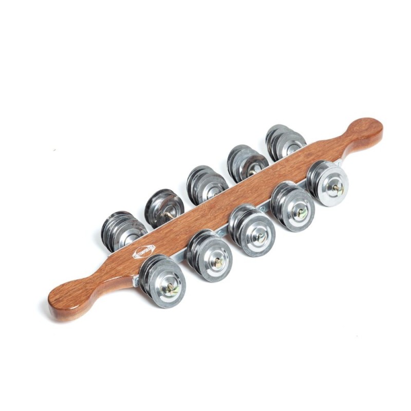 Chocalho Contemporânea Pro C-GP05N : cadre bois Naturel 56 cm, son clair et puissant.
Instrument professionnel samba et batucada