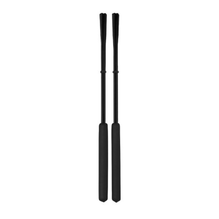 Baguette de tamborim 3 brins évasés 36 cm - dure -  avec Grip - Noir -C-BT09N