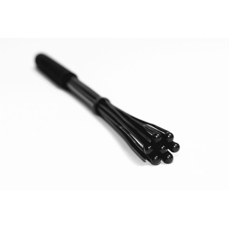 Baguette de tamborim 7 brins évasés 32,5 cm - dure -  avec Grip - Noir-C-BT07N-Zoom 7 brins