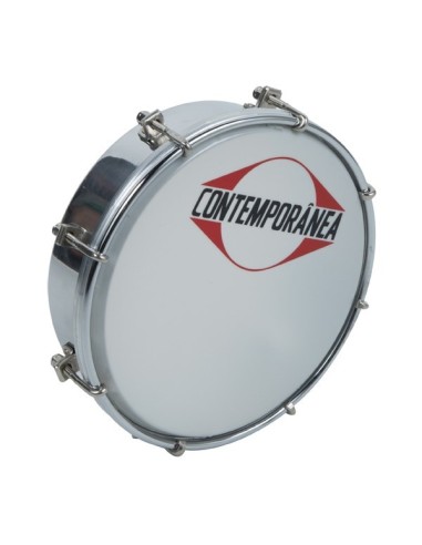 Tamborim Contemporânea 6″ métal chromé – 8 tirants (C-TAM01) : son clair, précis et puissant. batucada, samba