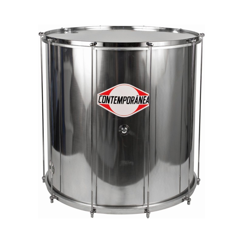 Surdo Contemporânea Série Pro 24″ en aluminium, puissant et léger. Professionnel - Surdo Marcacao Fundo de primera - Samba