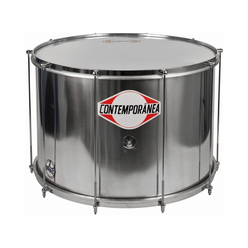 Surdo Contemporânea Série Pro 24″ en aluminium, puissant et léger. Professionnel - Surdo Marcacao Fundo de primera - Samba