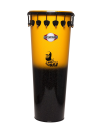 Timbal 14" pouces - Hauteur 90cm - 16 tirants - Aluminium - Cara de Cobra  - Noir et Jaune - C-TIM09