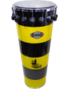 Timbal 14" pouces - Hauteur 90cm - 16 tirants - Bois - Cara de Cobra - Noir et Jaune - C-TIM22