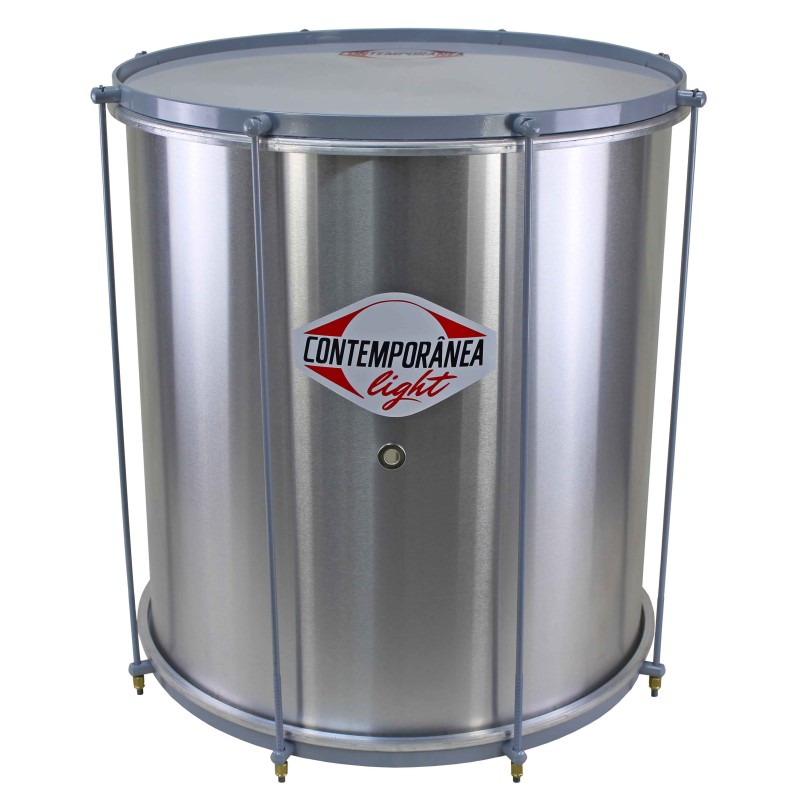 Surdo Contemporânea Light 18″ x 50 cm – 8 tirants : léger, maniable et puissant. Son grave net : batucada brésilienne.