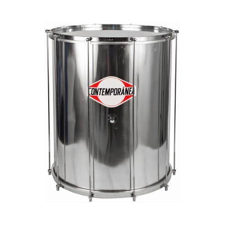 Surdo Contemporânea Série Pro 20″ en aluminium, puissant et léger. Professionnel - Fabriqué au Brésil : samba Batucada